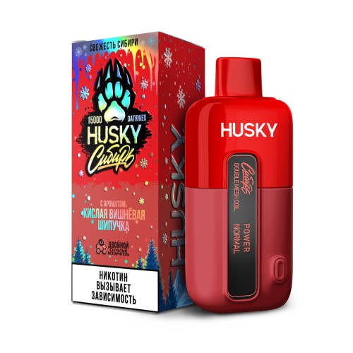 HUSKY x Сибирь 15000 Strong - Кислая Вишнёвая Шипучка