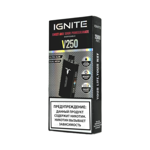 Ignite V250 Black - Sweet and Sour Pomegranate (25000)