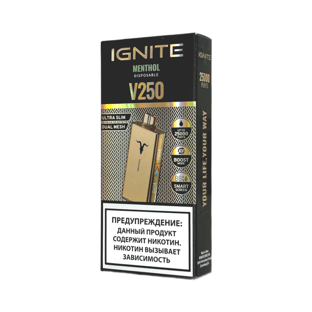 Ignite V250 Gold - Menthol (25000)