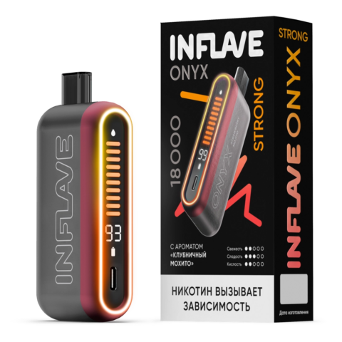 INFLAVE ONYX STRONG - Клубничный мохито