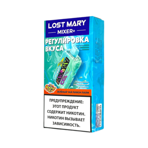 LOST MARY MIXER+ - Зеленый Чай Лимон Лайм