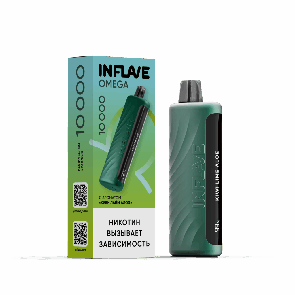 INFLAVE OMEGA - Киви Лайм Алоэ