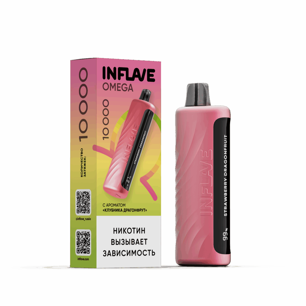 INFLAVE OMEGA - Клубника Драгонфрут